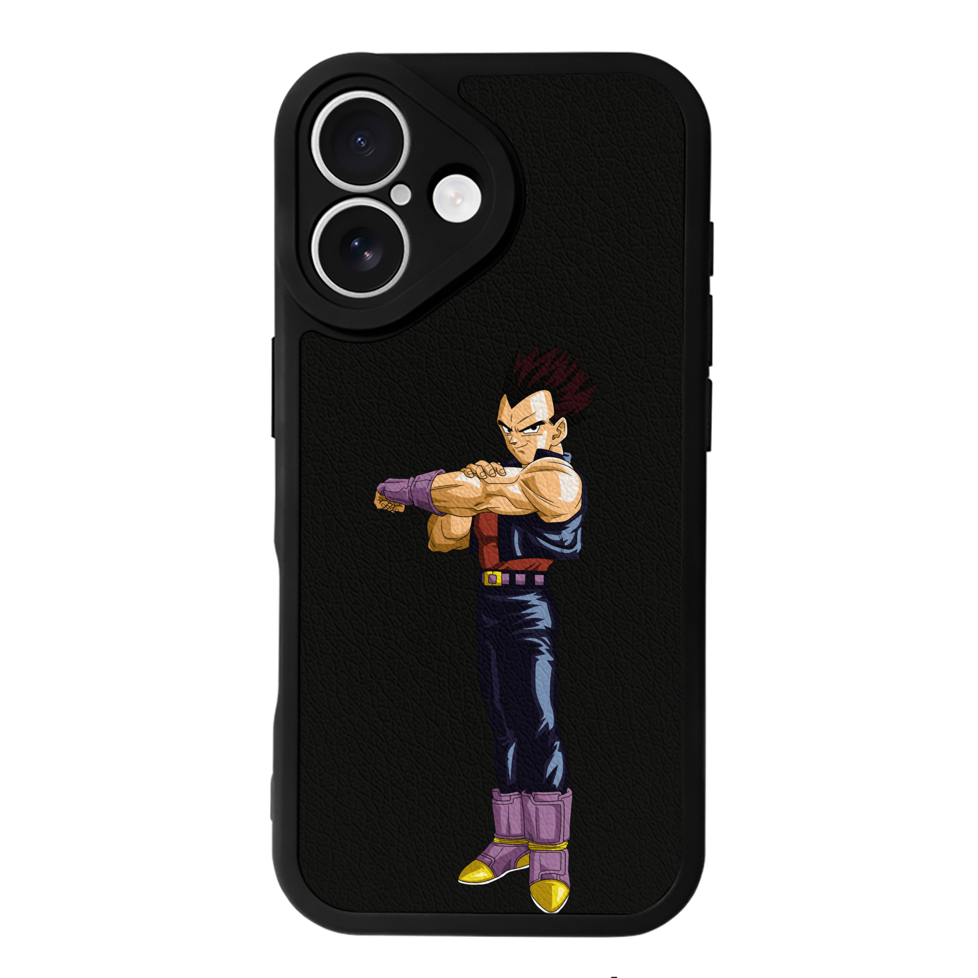 （画像用） ドラゴンボール ベジータ四世（Bejīta Yonsei）DRAGON BALL Vegeta IV 【iPhone 16シリーズ対応】シリコンスマホケース（レザー調） 材質：シリコン